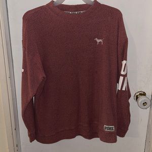 Pink sweater. Size large.